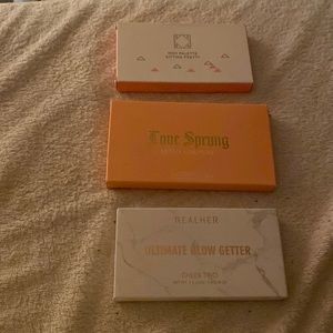 Three cheek palettes